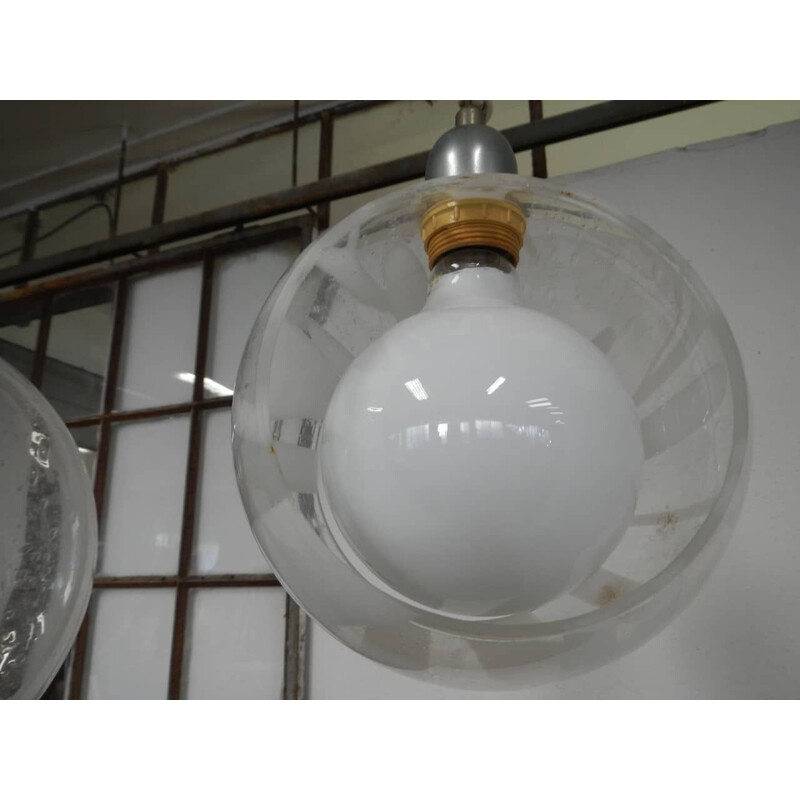 Vintage murano ceiling lamp-V0574E 1970s