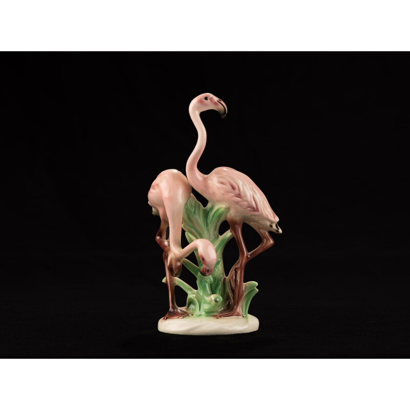 Vintage Flamingos by Goebel 1950s