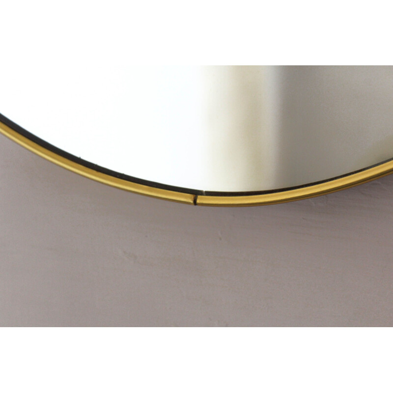 Miroir vintage rond 1960