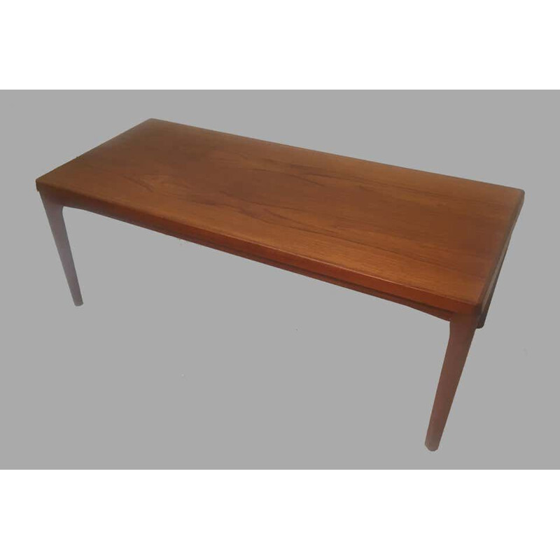 Vintage teak coffee table by Henning Kjaernulf for Vejle Mobelfabrik, Denmark 1960