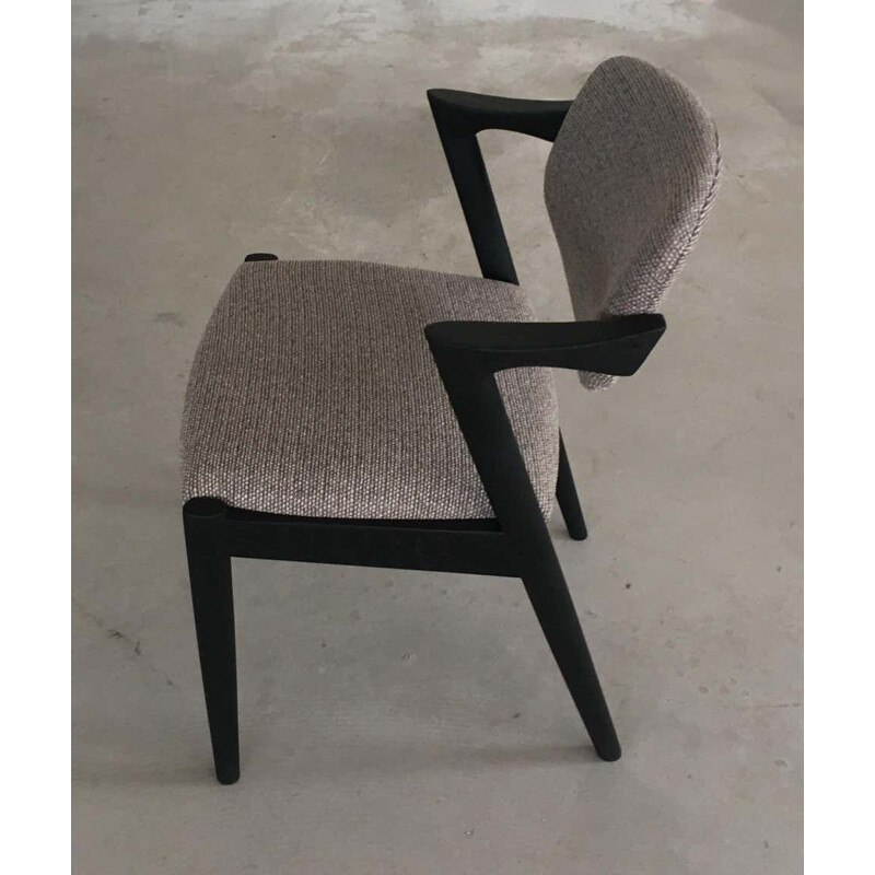 Set of 10 vintage oak chairs by Kai Kristiansen for Schous Møbelfabrik