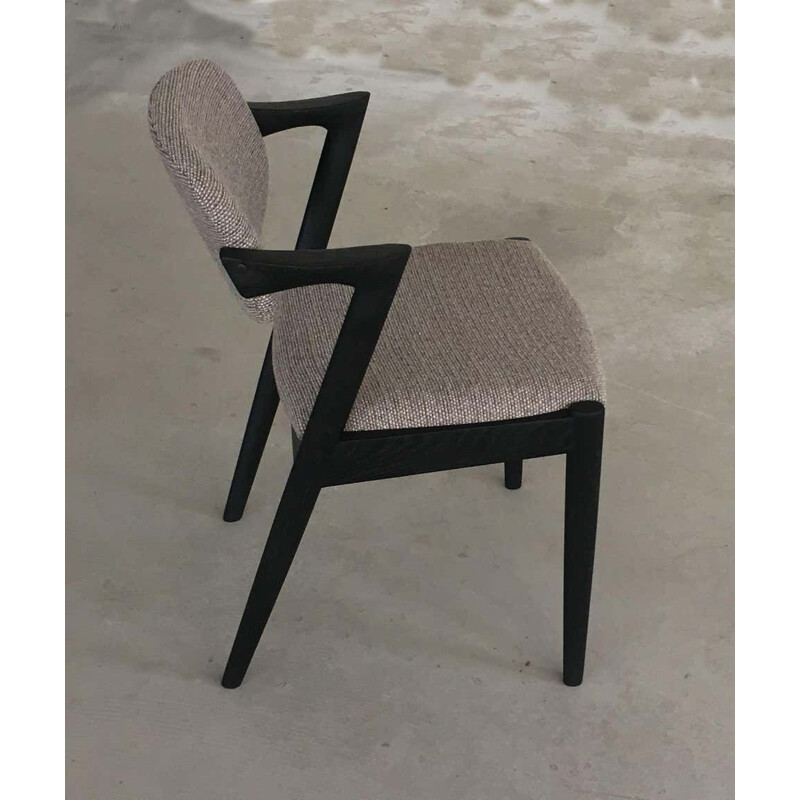 Set di 10 sedie vintage in rovere di Kai Kristiansen per Schous Møbelfabrik
