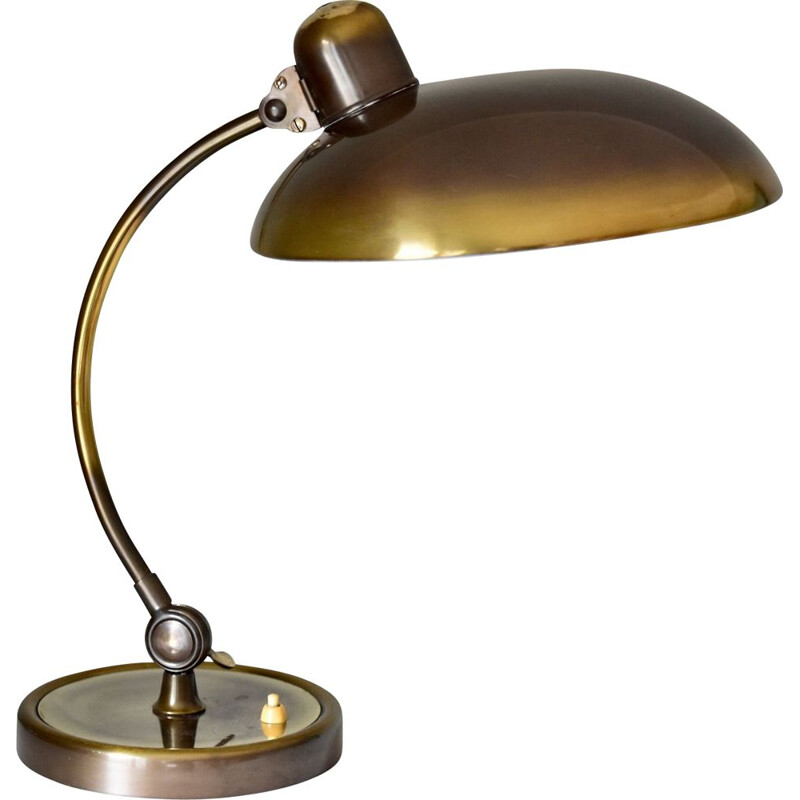 Vintage brass table lamp model 6631 by Christian Dell, Bauhaus, Germany