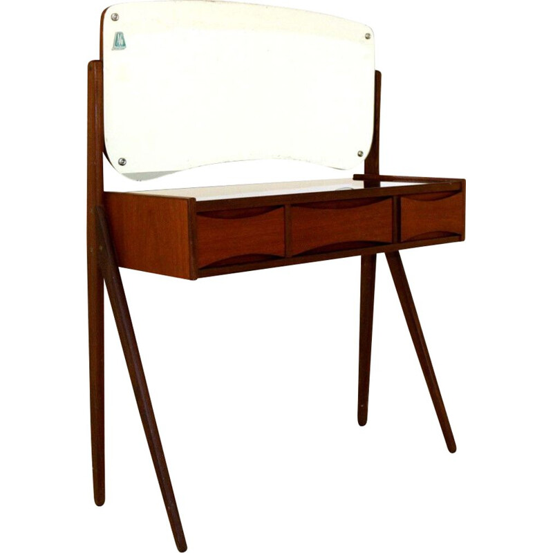 Vintage teak dressing table by Arne Vodder, Denmark 1960