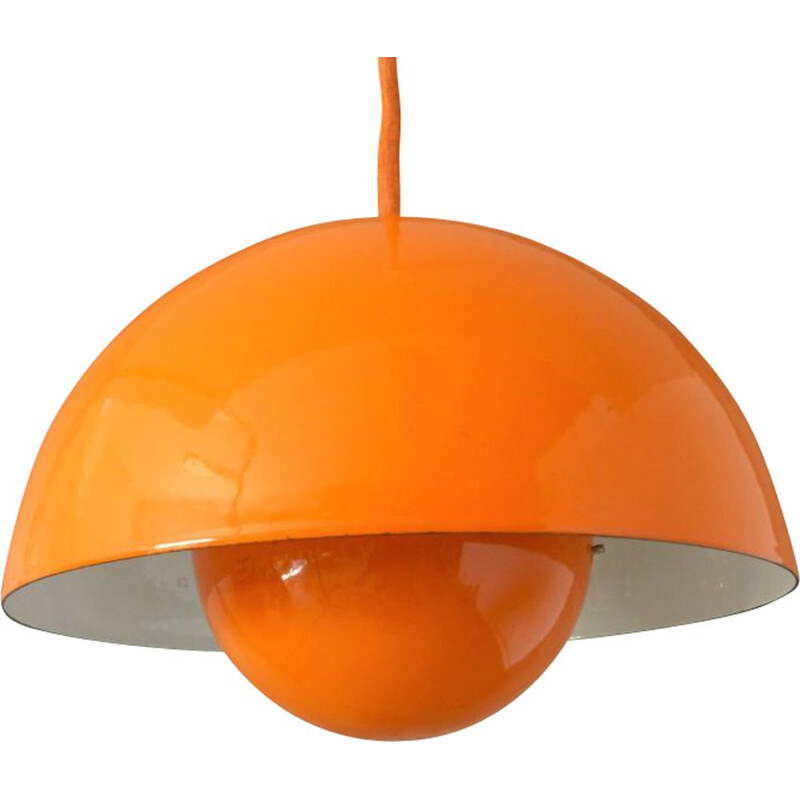 Vintage FlowerPot pendant lamp by Verner Panton for Louis Poulsen 1960