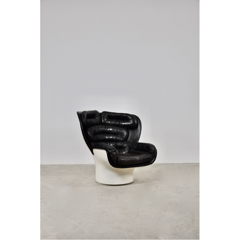 Vintage Elda Lounge Chair by Joe Colombo for Comfort, Italy 1960s