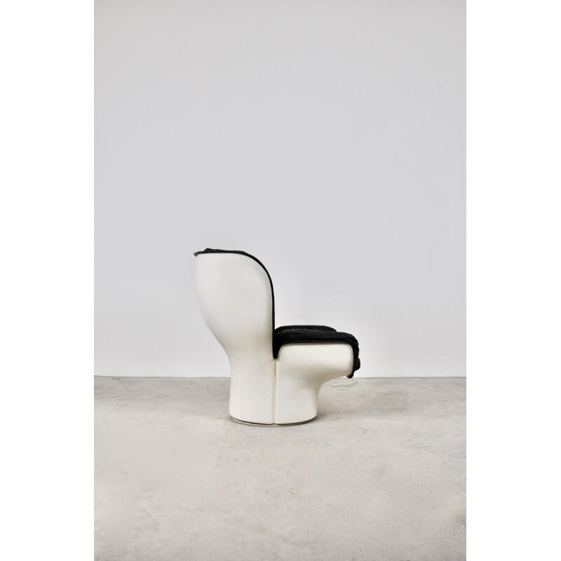 Vintage Elda Lounge Chair by Joe Colombo for Comfort, Italy 1960s