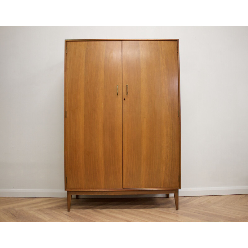 Vintage Teak Wardrobe, UK 1960s