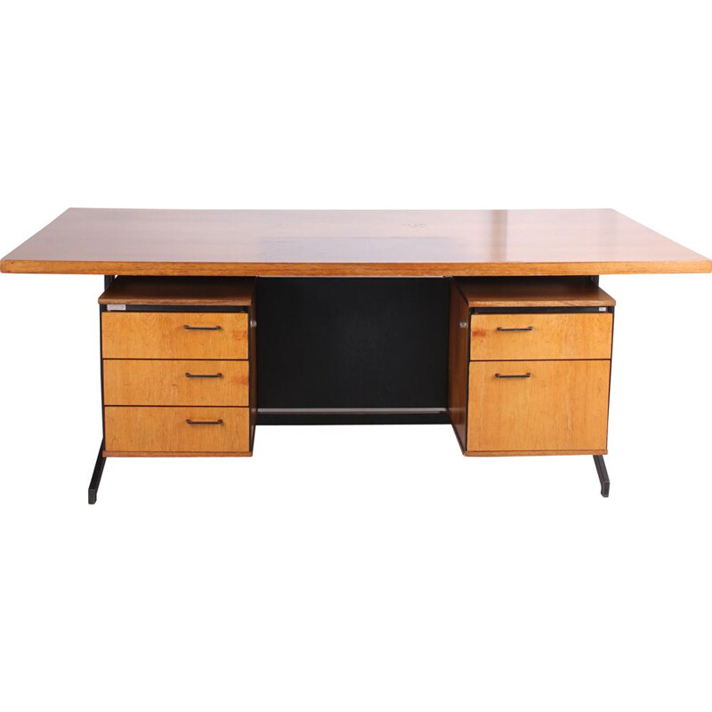 Vintage rosewood desk by Friso Kramer & Coen de Vries 1960