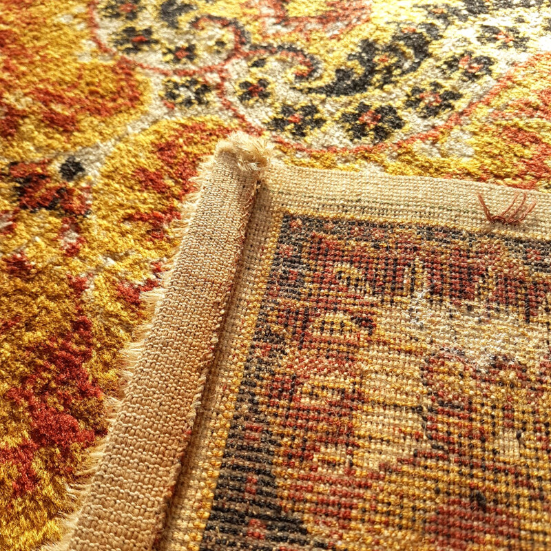 Vintage wollen tapijt, 1960