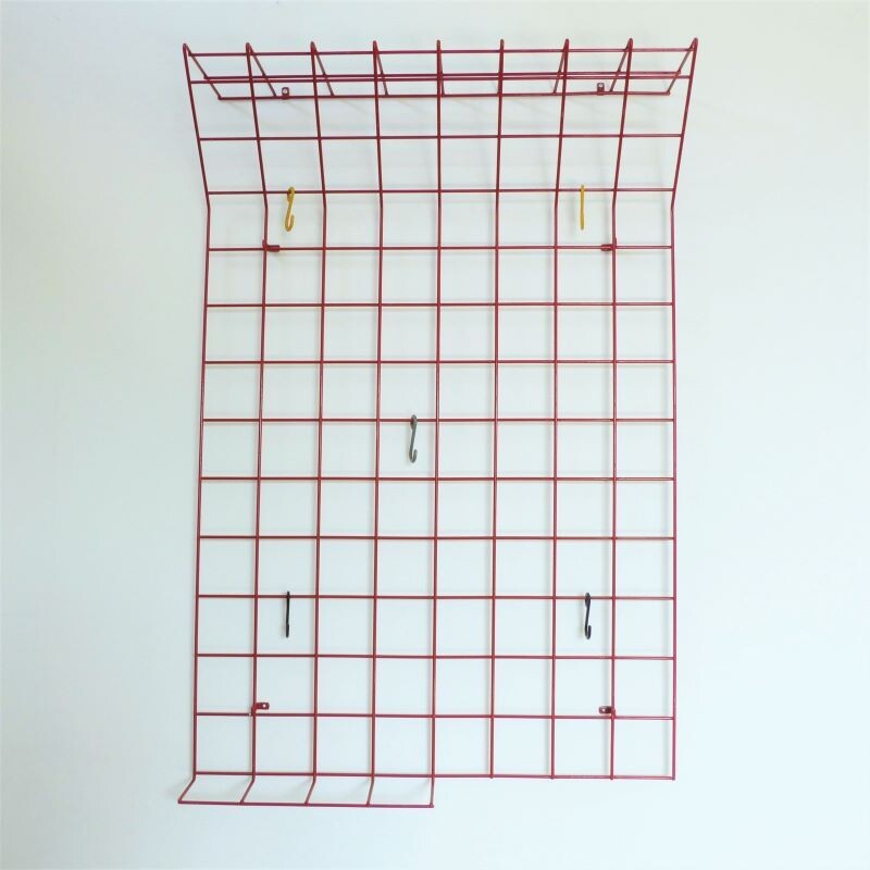 Vintage Wire Coat Rack by Karl Fichtel for Drahtwerke Erlau 1950s