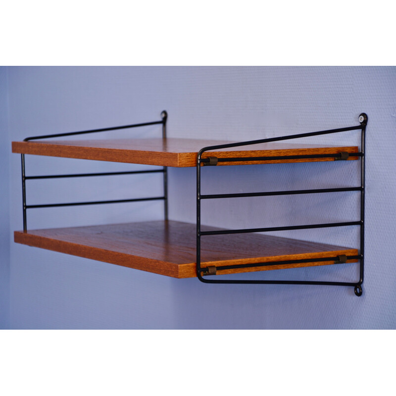 Vintage wall unit by Nisse Strinning for String, Swedish 1960s
