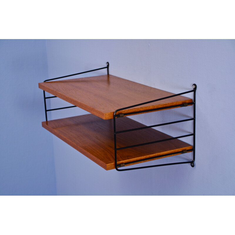 Vintage wall unit by Nisse Strinning for String, Swedish 1960s