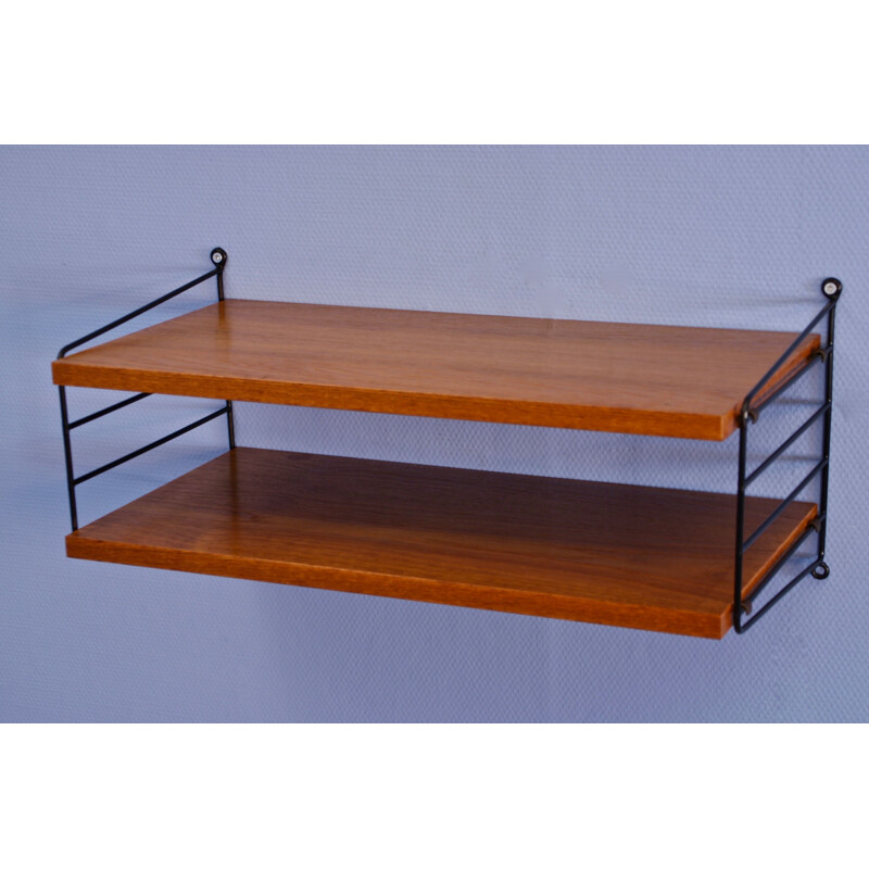 Vintage wall unit by Nisse Strinning for String, Swedish 1960s