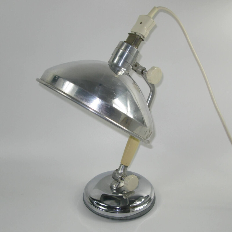 Lampada da tavolo industriale vintage di Kurt Rosenthal, Germania 1950