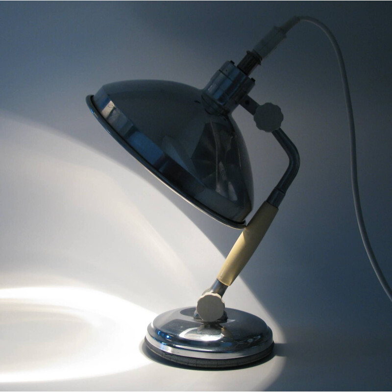 Vintage Industrial Table Lamp by Kurt Rosenthal, Germany 1950s