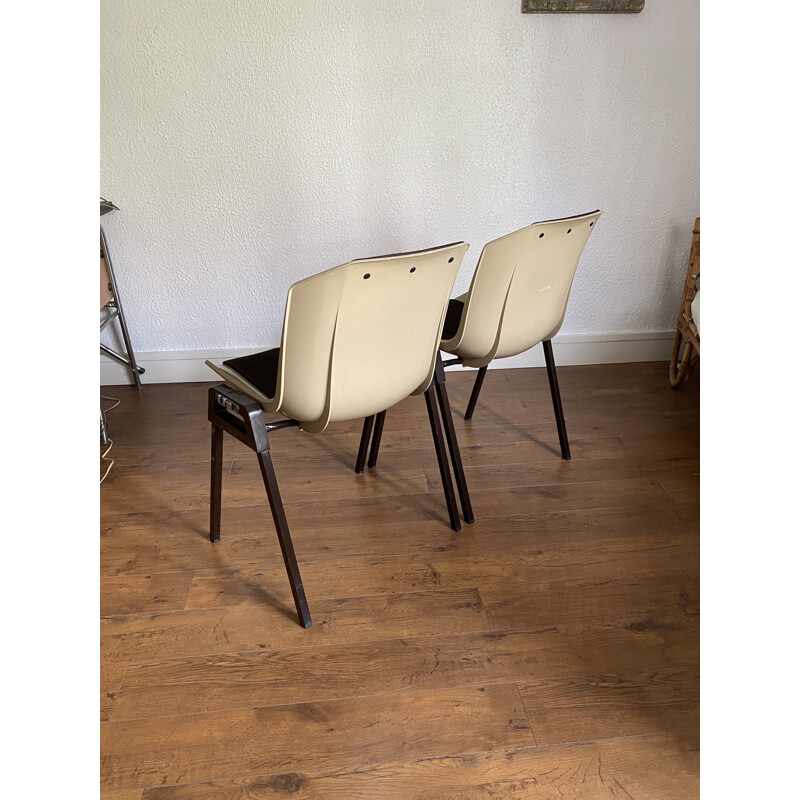 Pair of vintage chairs Grosfillex by Albert Jacob 1970s