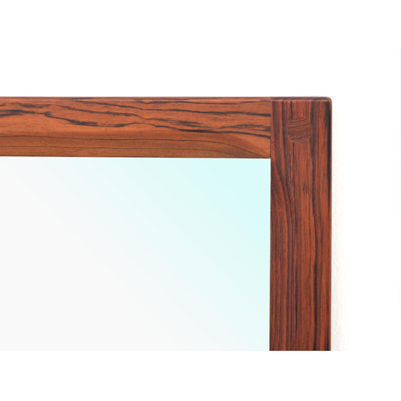 Miroir vintage en palissandre de Rio N 166 par Kai Kristiansen, Scandinave