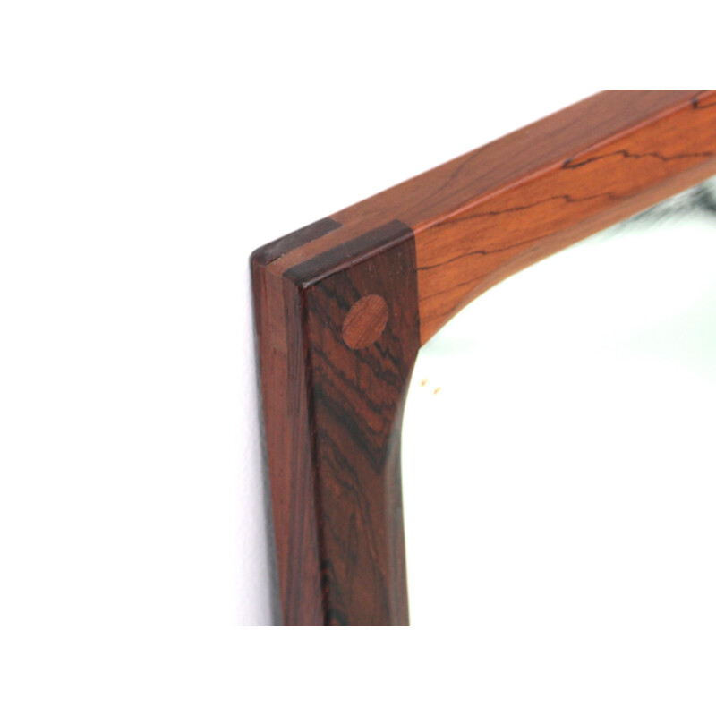 Vintage mirror in rosewood from Rio N 166 by Kai Kristiansen, Scandinavia