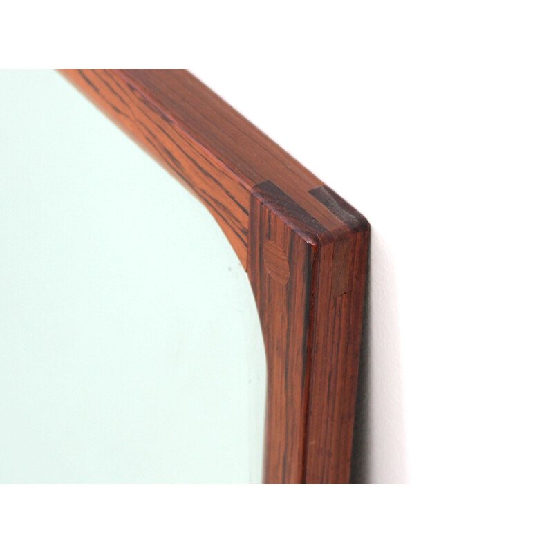 Vintage mirror in rosewood from Rio N 166 by Kai Kristiansen, Scandinavia