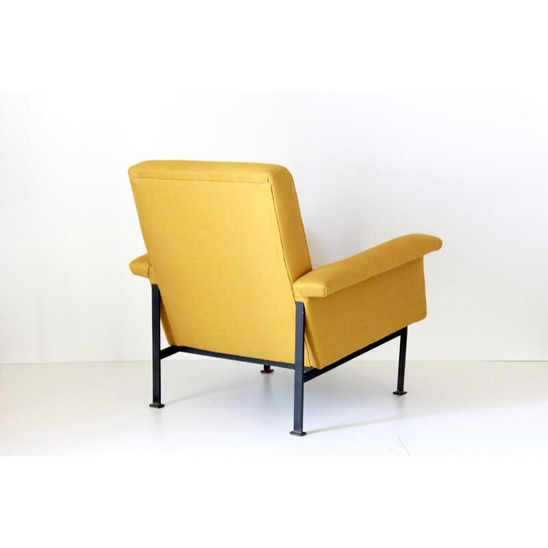 Fauteuil vintage jaune 1950