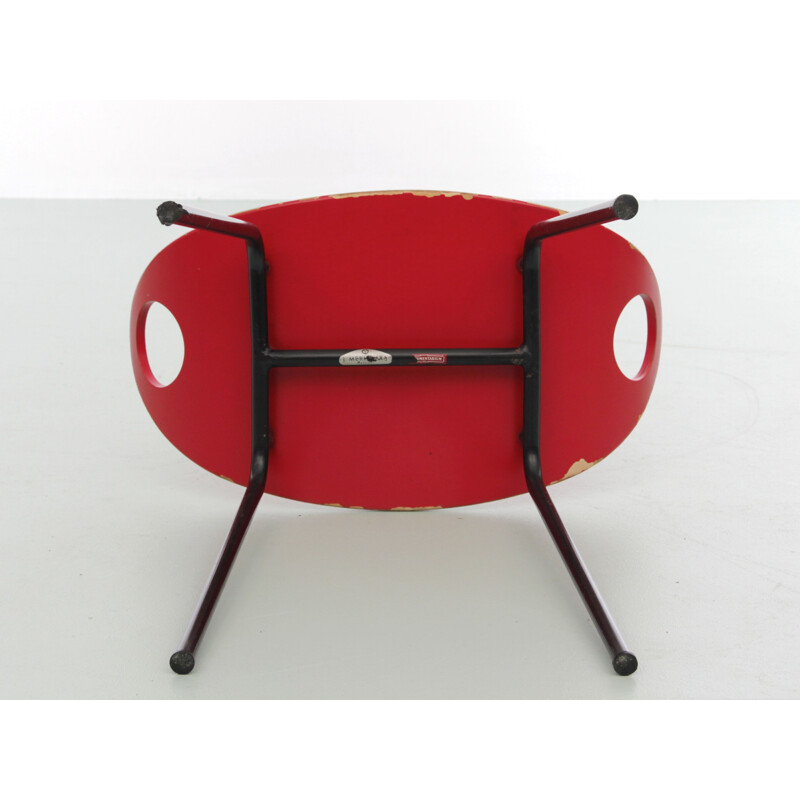 Vintage stool by Olof Kettunen, Scandinavian 1950s
