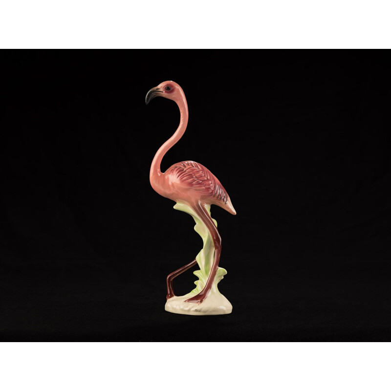 Vintage flamingo van Goebel, Duitsland 1950