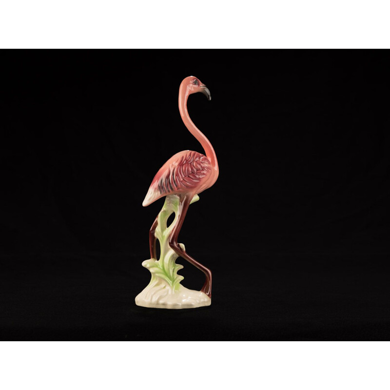 Vintage Flamingo by Goebel, Germany 1950s