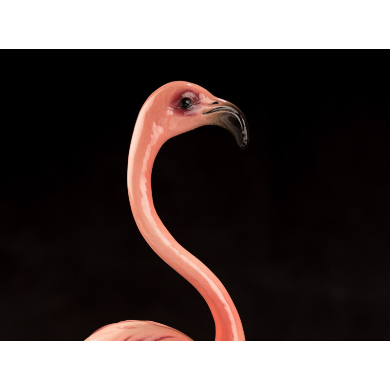 Vintage flamingo van Goebel, Duitsland 1950