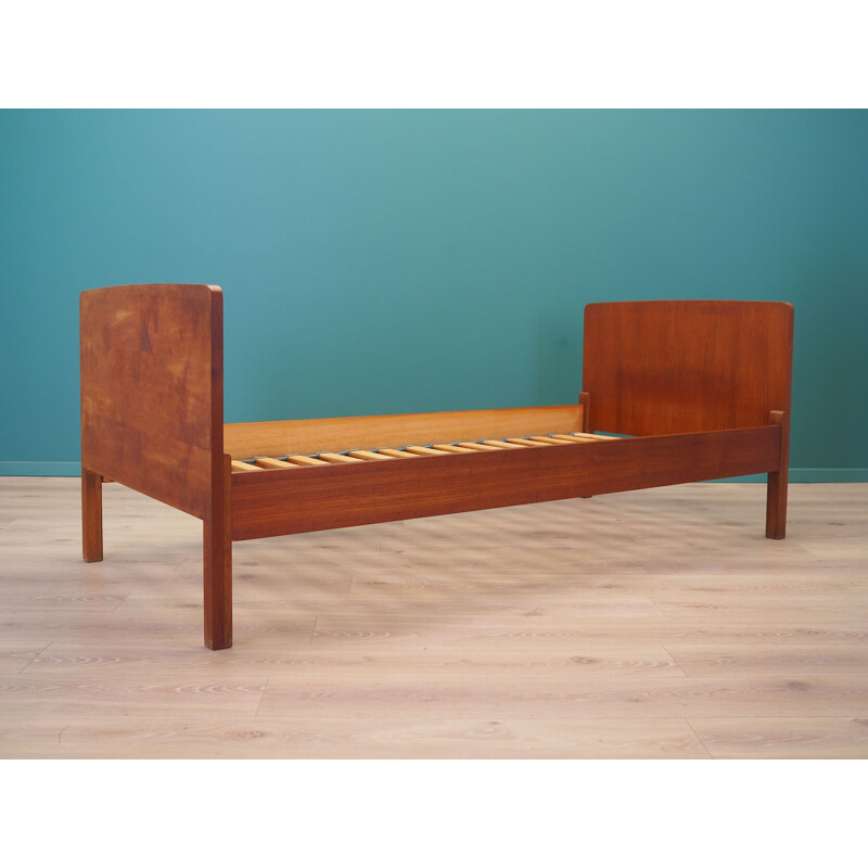 Vintage Teak bed by Omann Jun, Danish 1970s