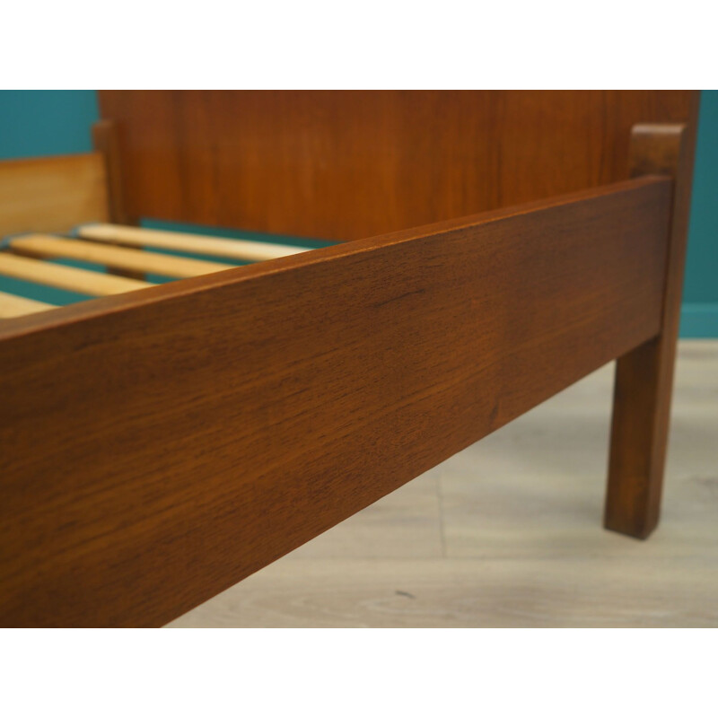 Vintage Teak bed by Omann Jun, Danish 1970s