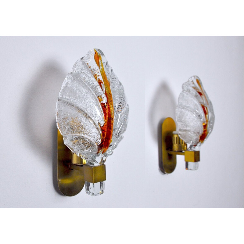 Pair of vintage wall lights by Carl Fagerlund 1970