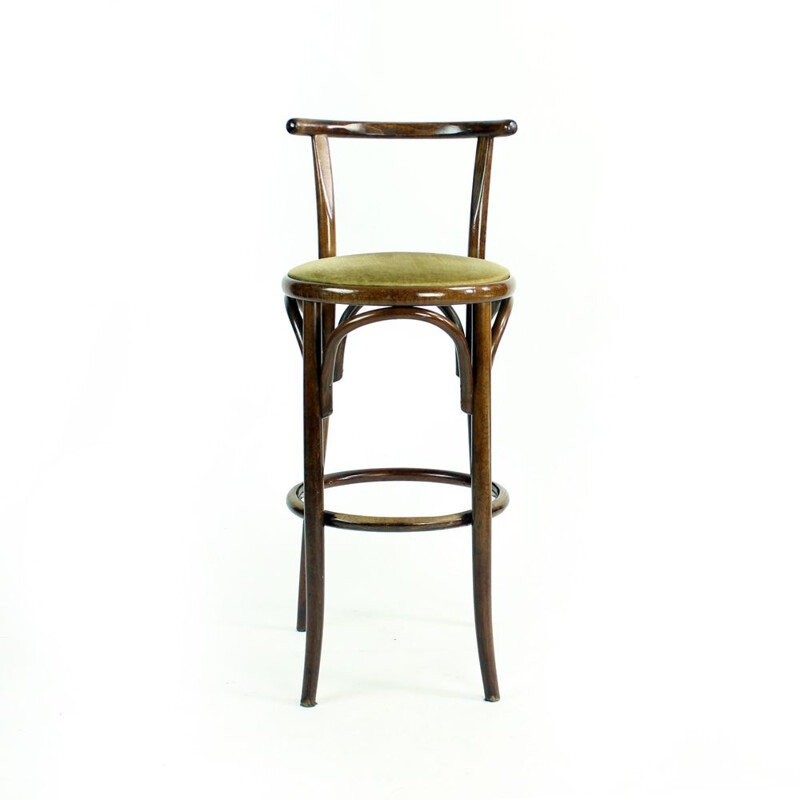 Vintage bentwood bar stool by Thonet  from Tatra, Czechoslovakia 1950