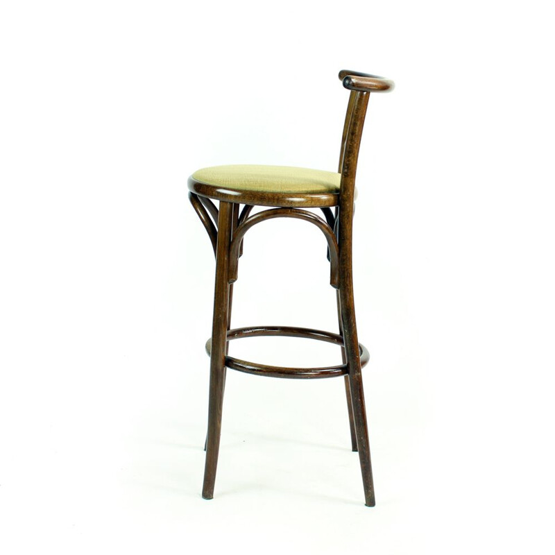 Vintage bentwood bar stool by Thonet  from Tatra, Czechoslovakia 1950