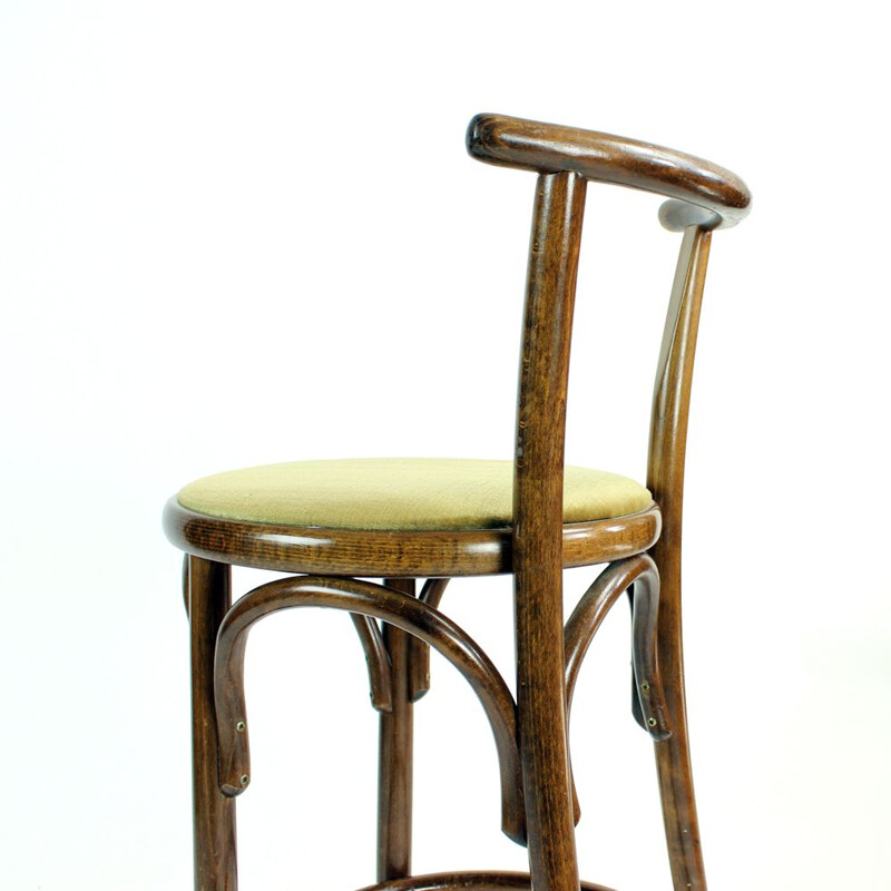 Vintage bentwood bar stool by Thonet  from Tatra, Czechoslovakia 1950