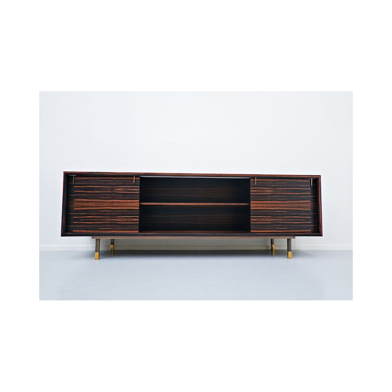 Vintage Macassar ebony sideboard by the Iceberg architecture studio