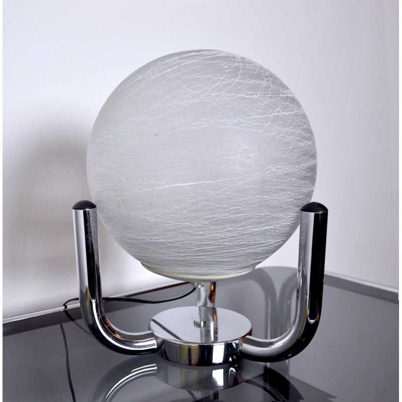 Vintage sphere lamp by Gaetano Sciolari, Italy 1970