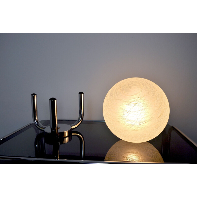 Vintage sphere lamp by Gaetano Sciolari, Italy 1970