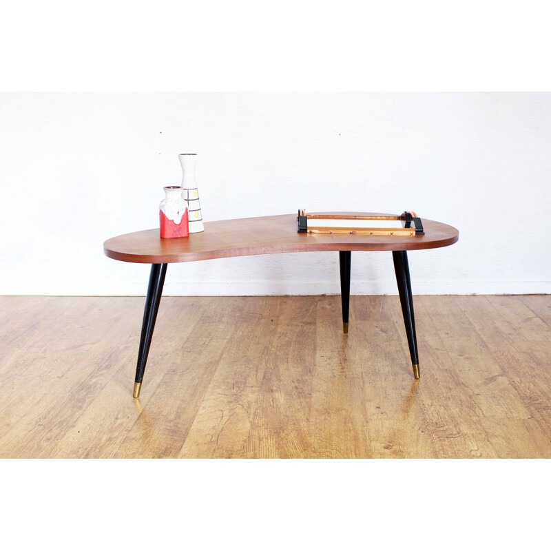 Vintage coffee table "haricot" 1960s