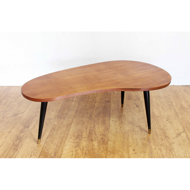 Vintage coffee table "haricot" 1960s
