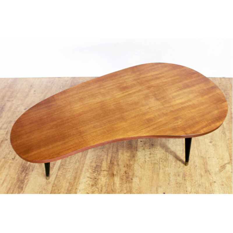 Vintage coffee table "haricot" 1960s