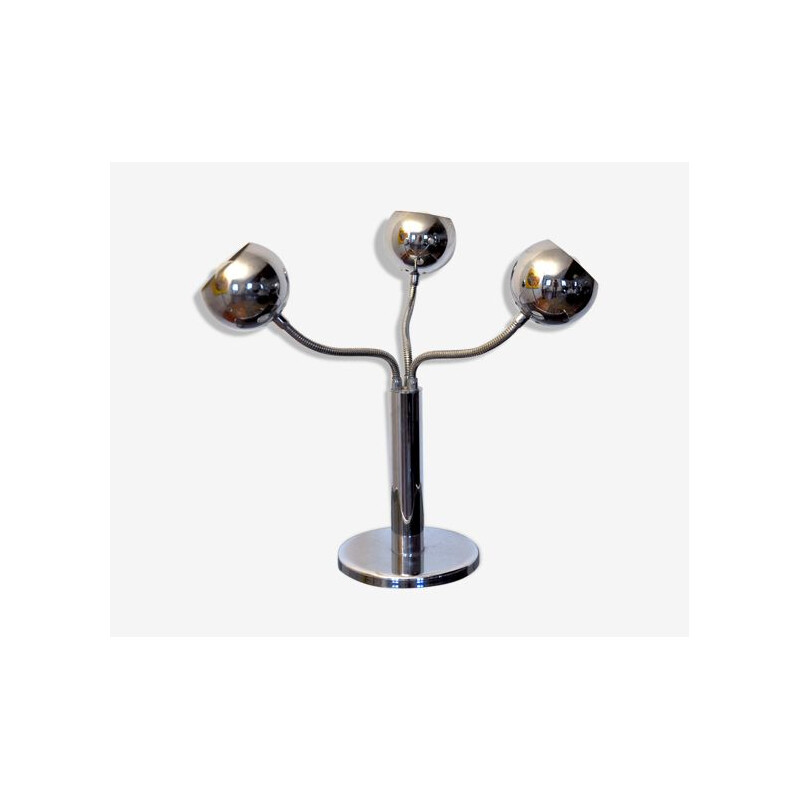 Vintage chrome lamp by Goffredo Reggiani, Italy 1970