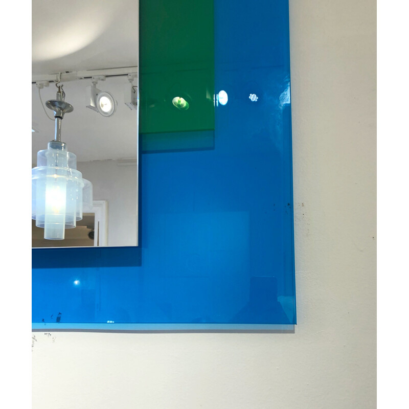 Juego de 3 espejos de pared vintage "Color sobre color" de Johanna Grawunder para Glas, Italia 2010