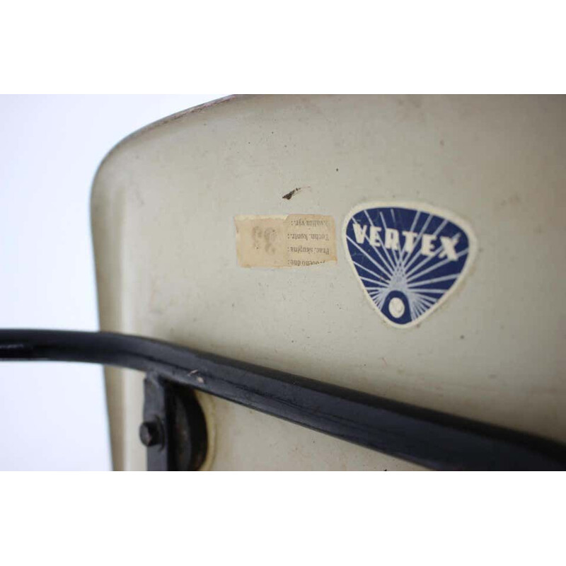 Juego de 4 sillas de comedor vintage de fibra de vidrio, Checoslovaquia 1960