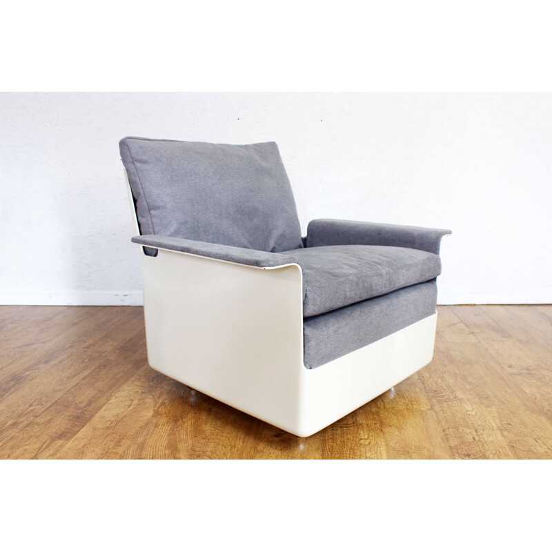 Paire de fauteuils et canapé vintage modulable de Wolfgang Feierbach 1960