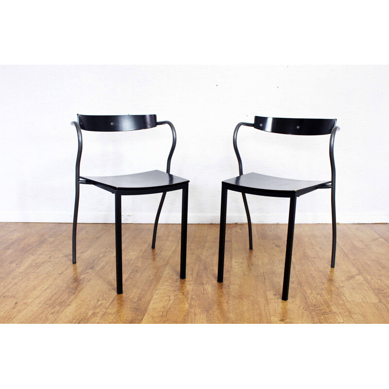 Paire de chaises vintage RIO de Pascal et Olivier Mourgue pour Artelano 1980