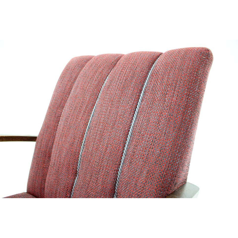 Pair of vintage armchairs by Jindrich Halabala, Czechoslovakia 1950