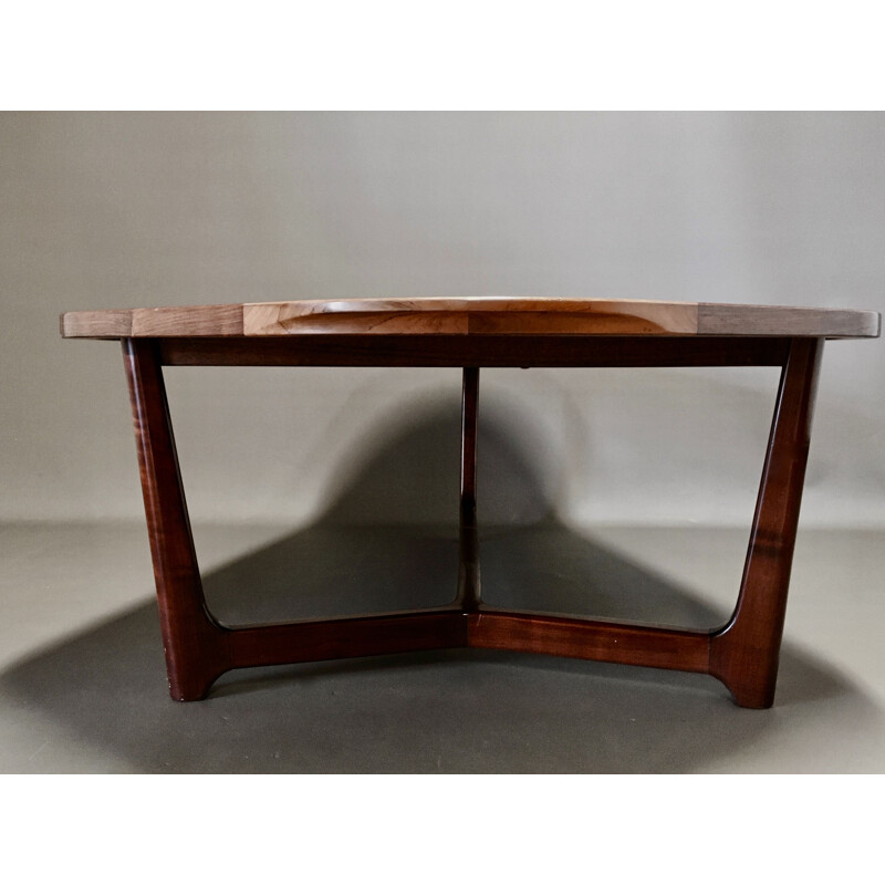 Table vintage en palissandre de Arne Vodder, Scandinave 1950