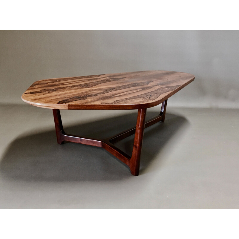 Vintage rosewood table by Arne Vodder, Scandinavian 1950s