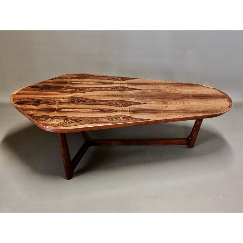 Vintage rosewood table by Arne Vodder, Scandinavian 1950s